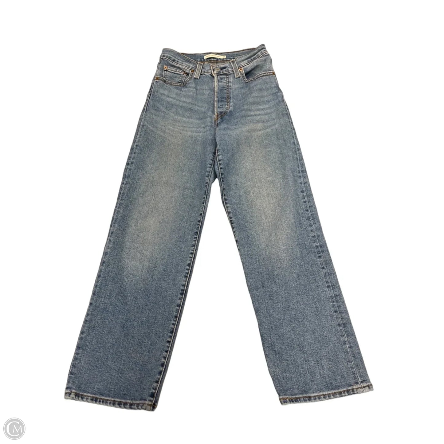 Jeans Straight By Levis In Blue, Size: 24
