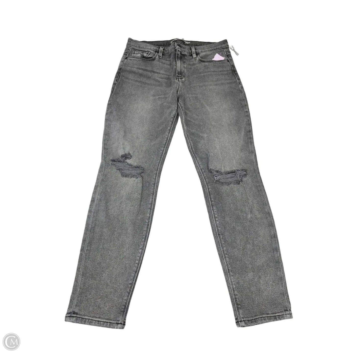 Jeans Skinny By Hudson In Grey Denim, Size: 12