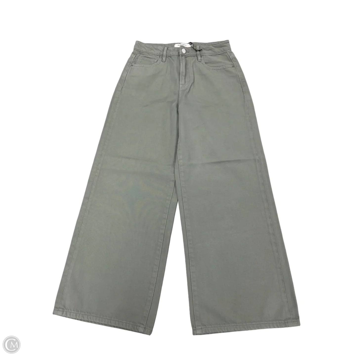 Pants Wide Leg By Hidden In Green Denim, Size: 2