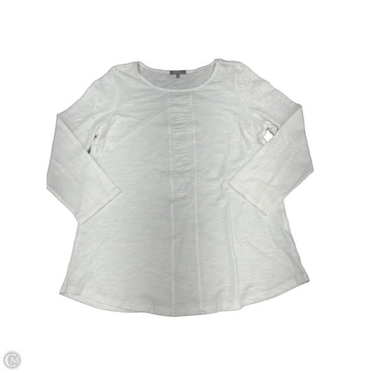 Top Long Sleeve By Habitat In White, Size: M