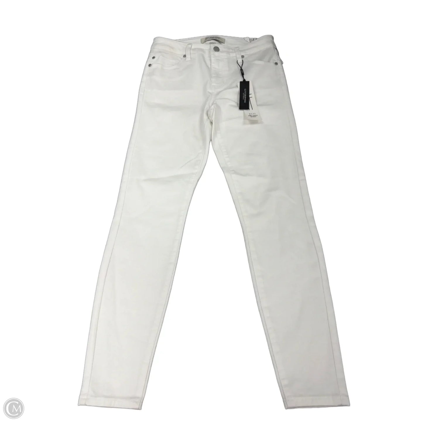 Jeans Skinny By Liverpool In White, Size: 2