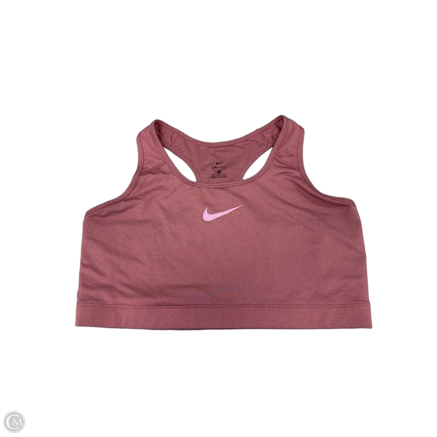 Athletic Bra By Nike In Pink, Size: 2x