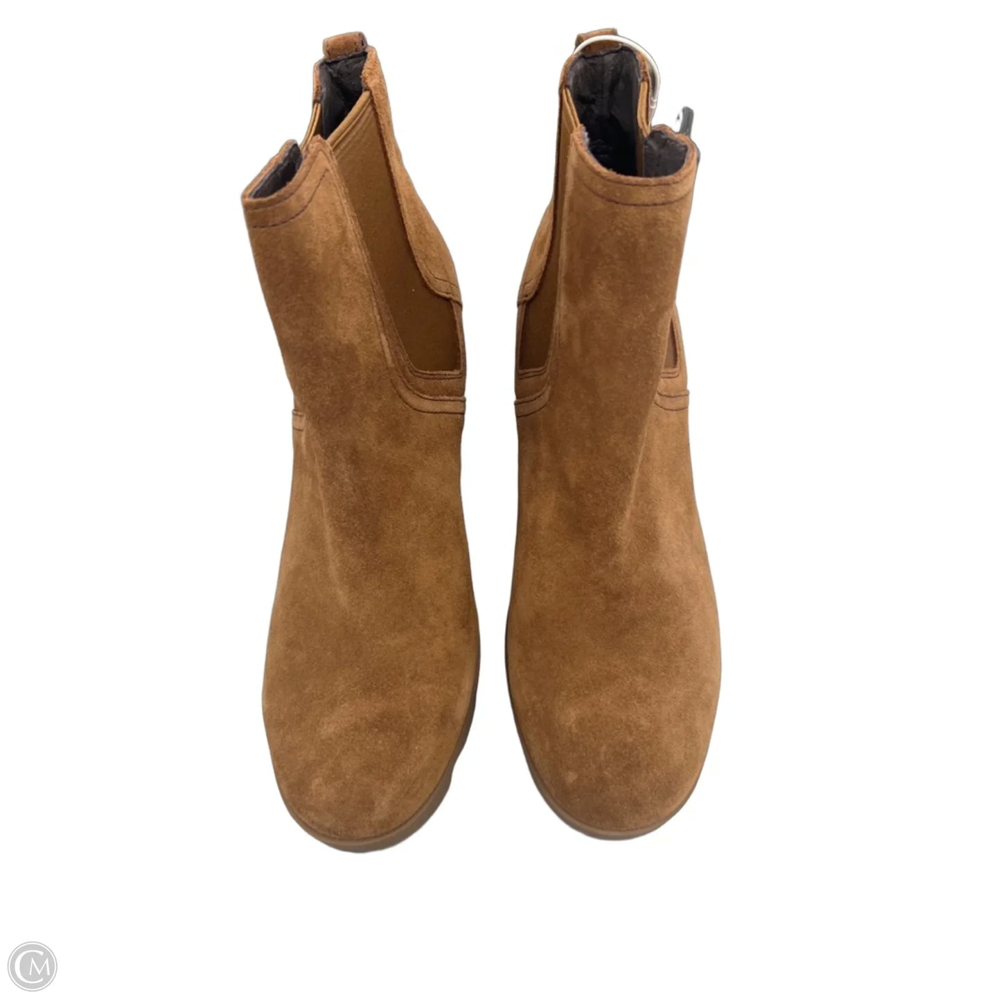 Boots Ankle Heels By Sorel In Tan, Size: 11