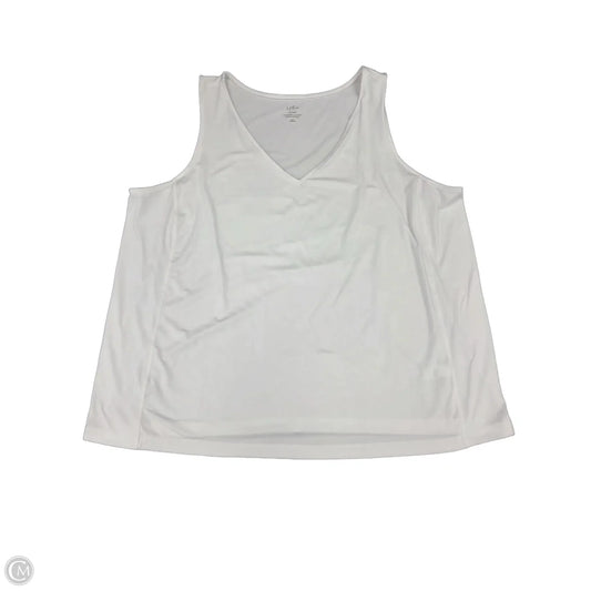 Tank Top By J. Jill In White, Size: 3x