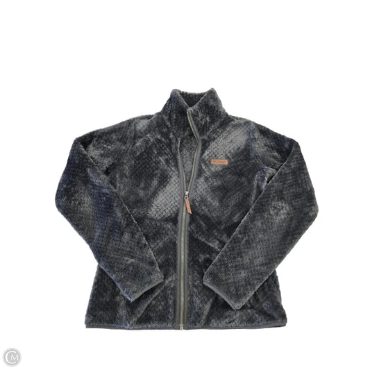 Jacket Fleece By Columbia In Grey, Size: S