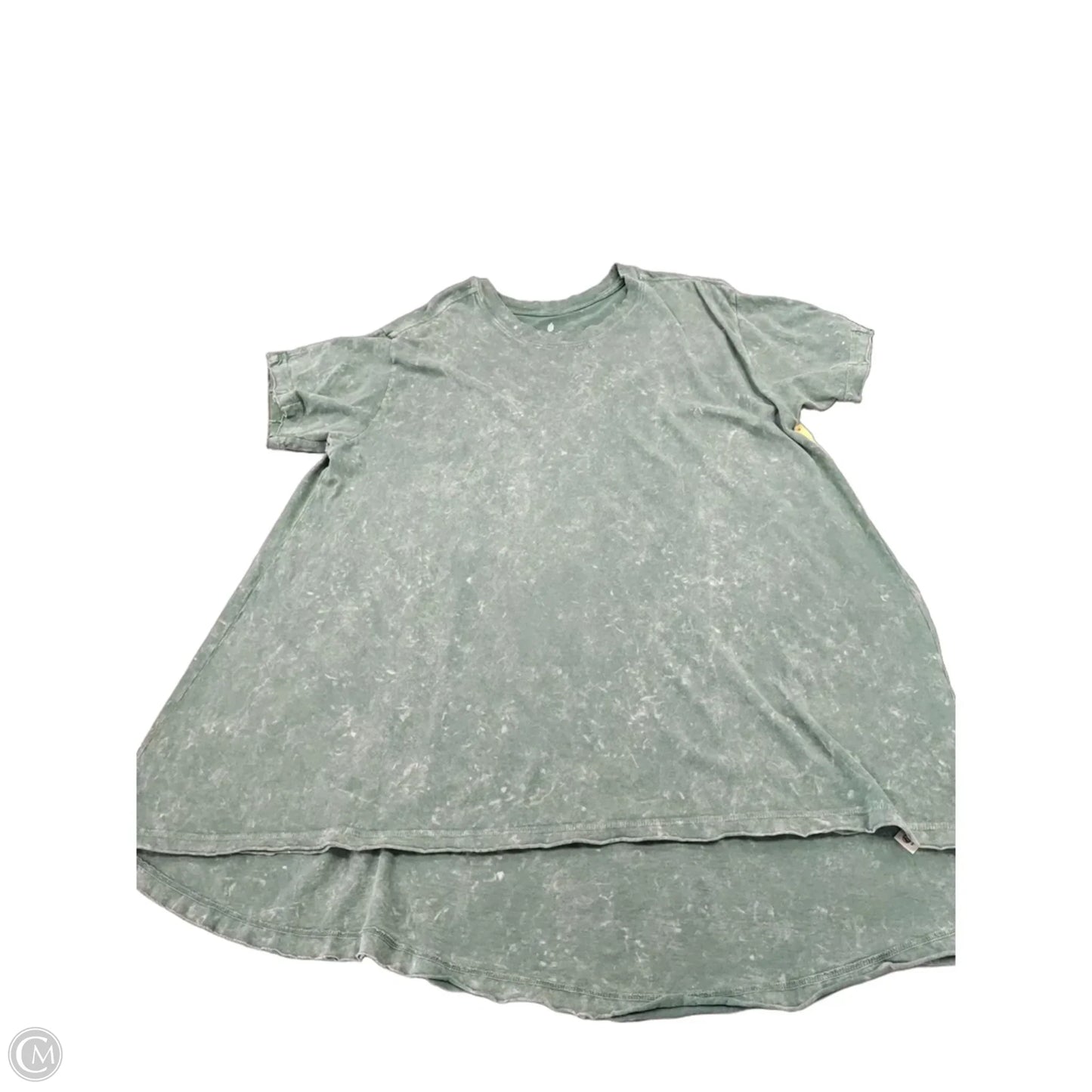 Tunic Short Sleeve By Free People In Green, Size: S