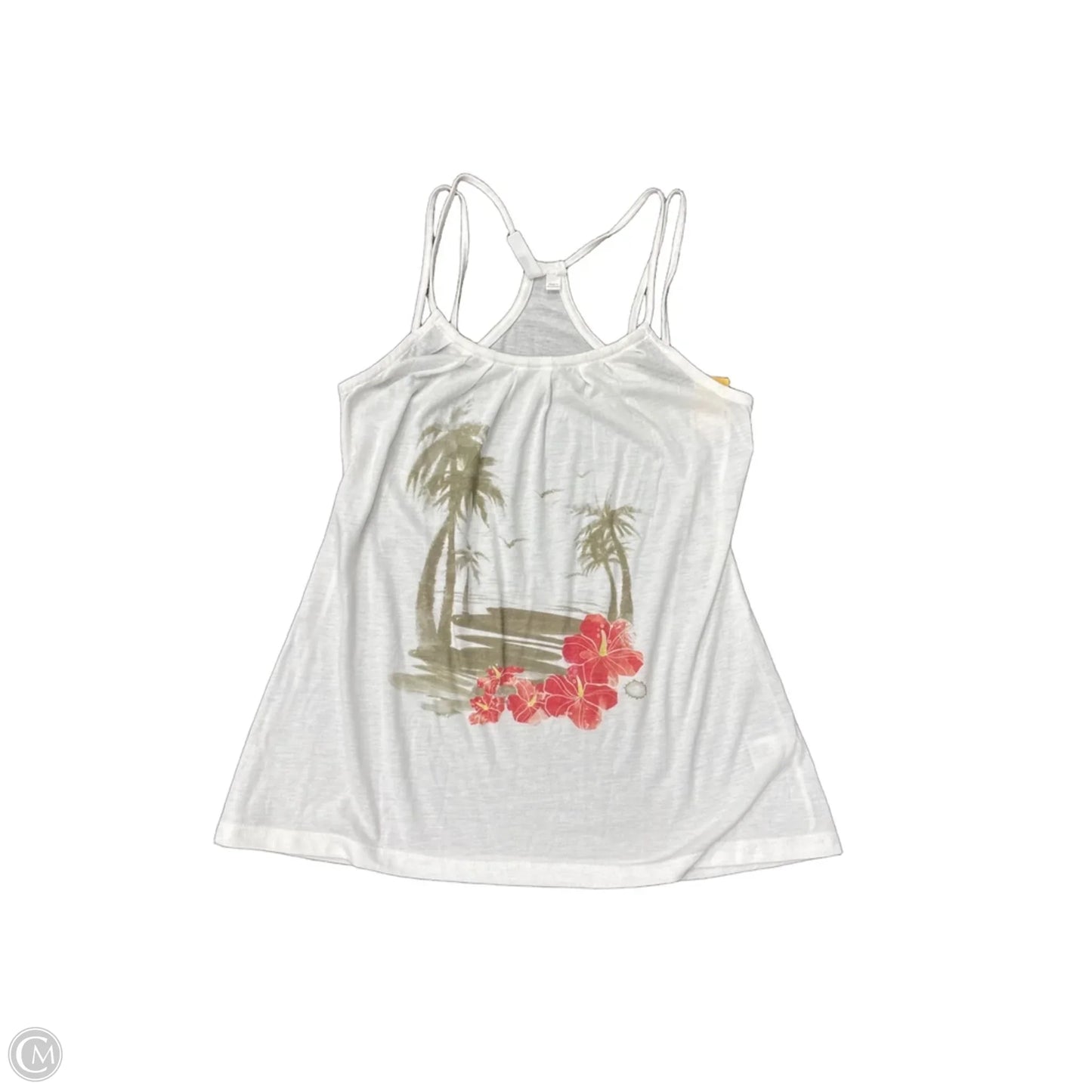 Tank Top By Hang Ten In White, Size: Xs