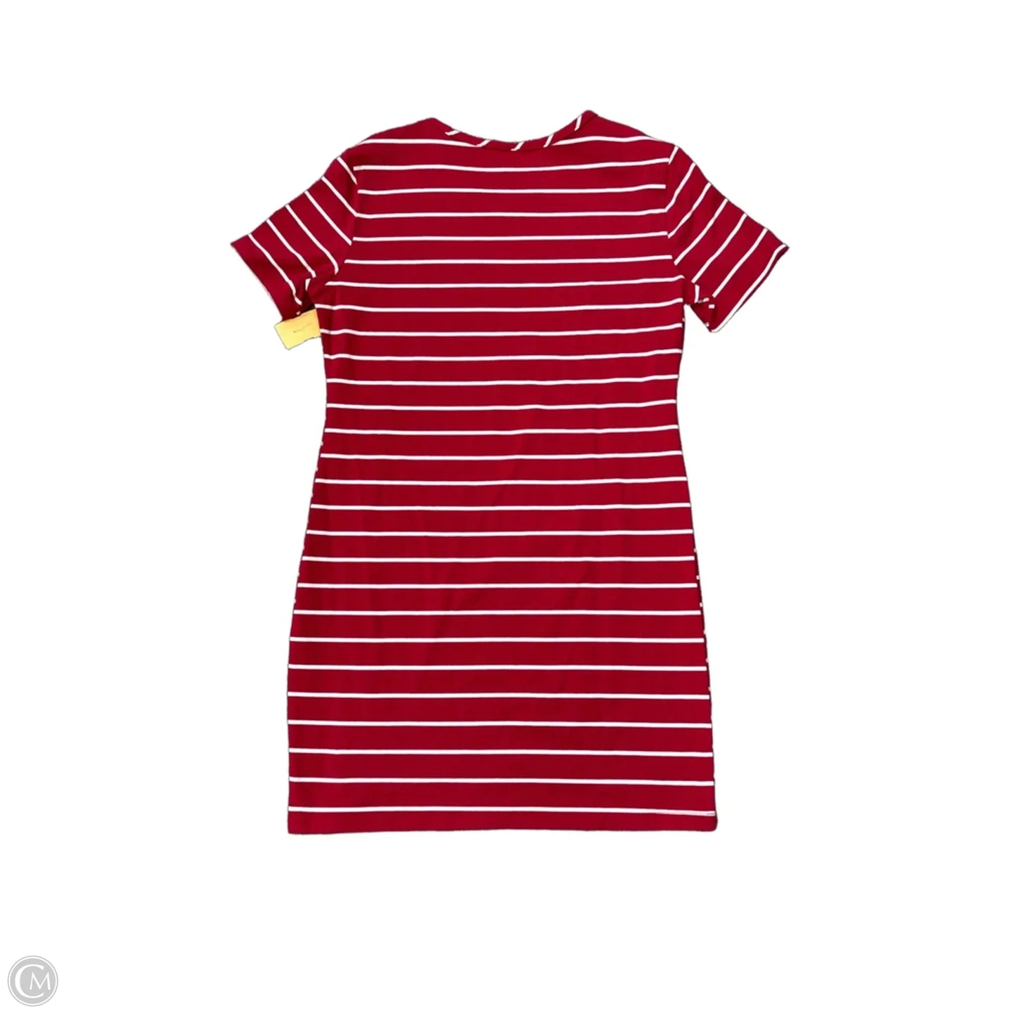 Dress Casual Short By H&m In Red & White, Size: M