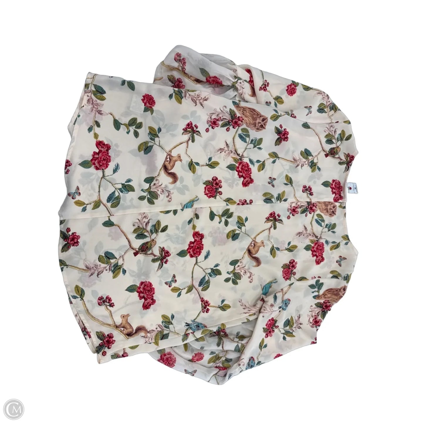 Top Long Sleeve By Disney In Beige, Size: M