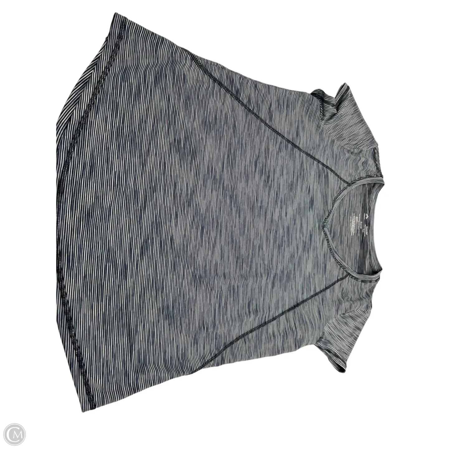 Athletic Top Short Sleeve By Xersion In Grey, Size: M