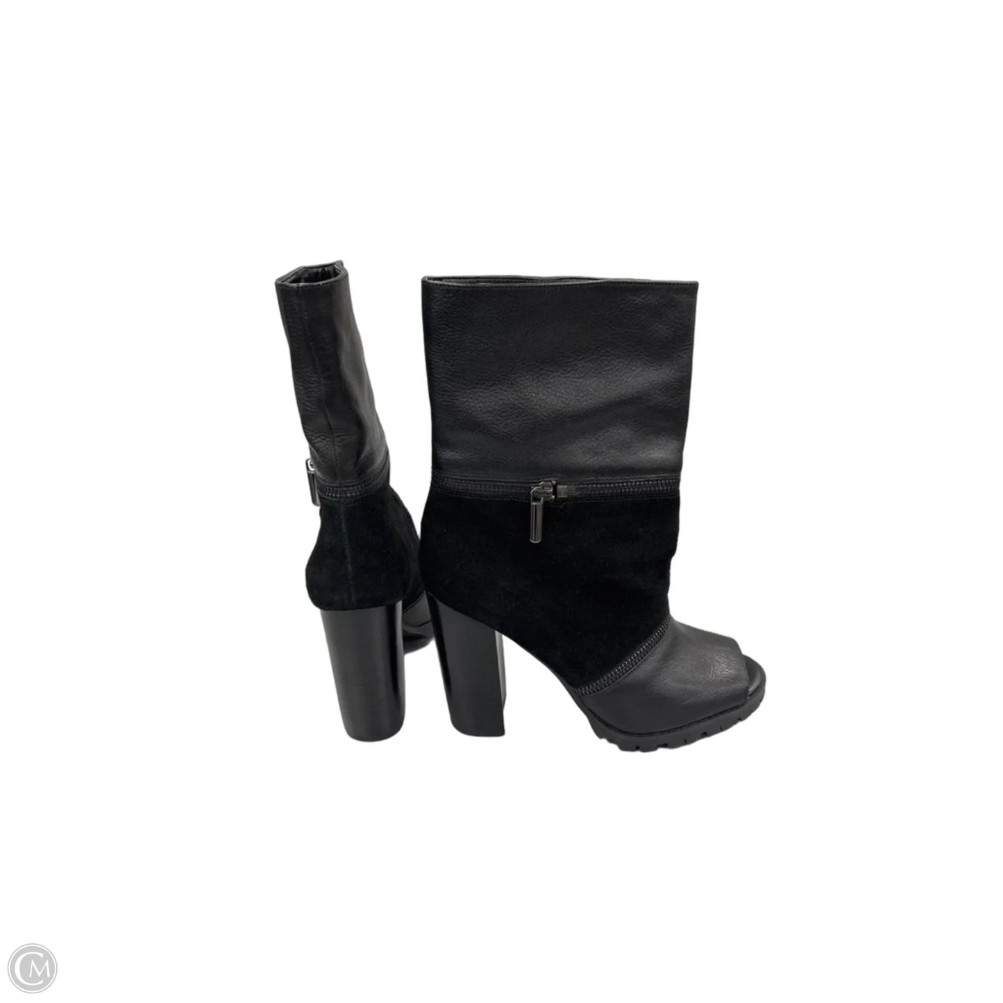 Boots Ankle Heels By Katy Perry In Black, Size: 7.5