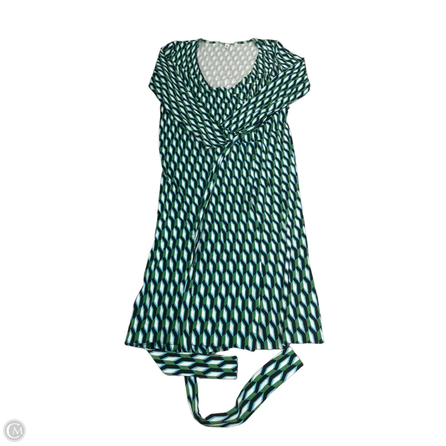 Dress Designer By Diane Von Furstenberg In Green, Size: M
