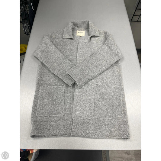 Cardigan By Thread And Supply In Grey, Size: Xs
