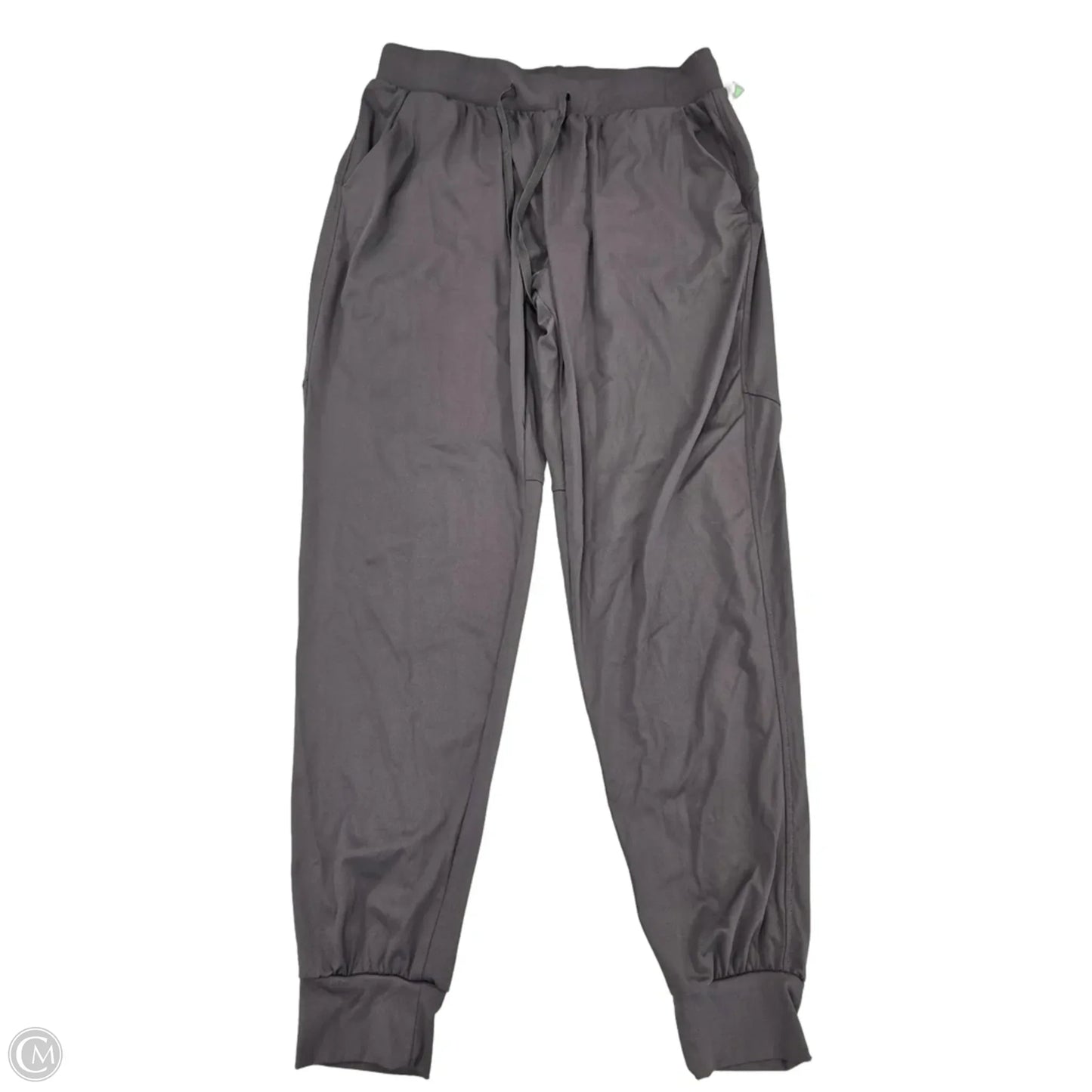 Athletic Pants By Cme In Grey, Size: L