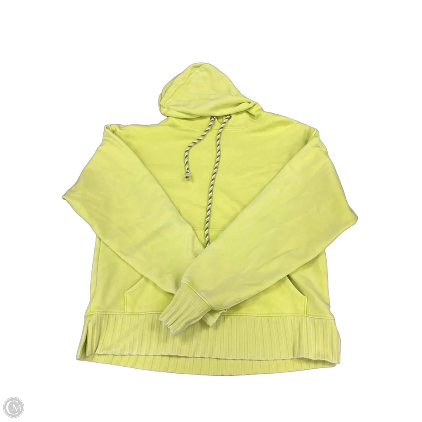Sweatshirt Hoodie By Evereve In Yellow, Size: S