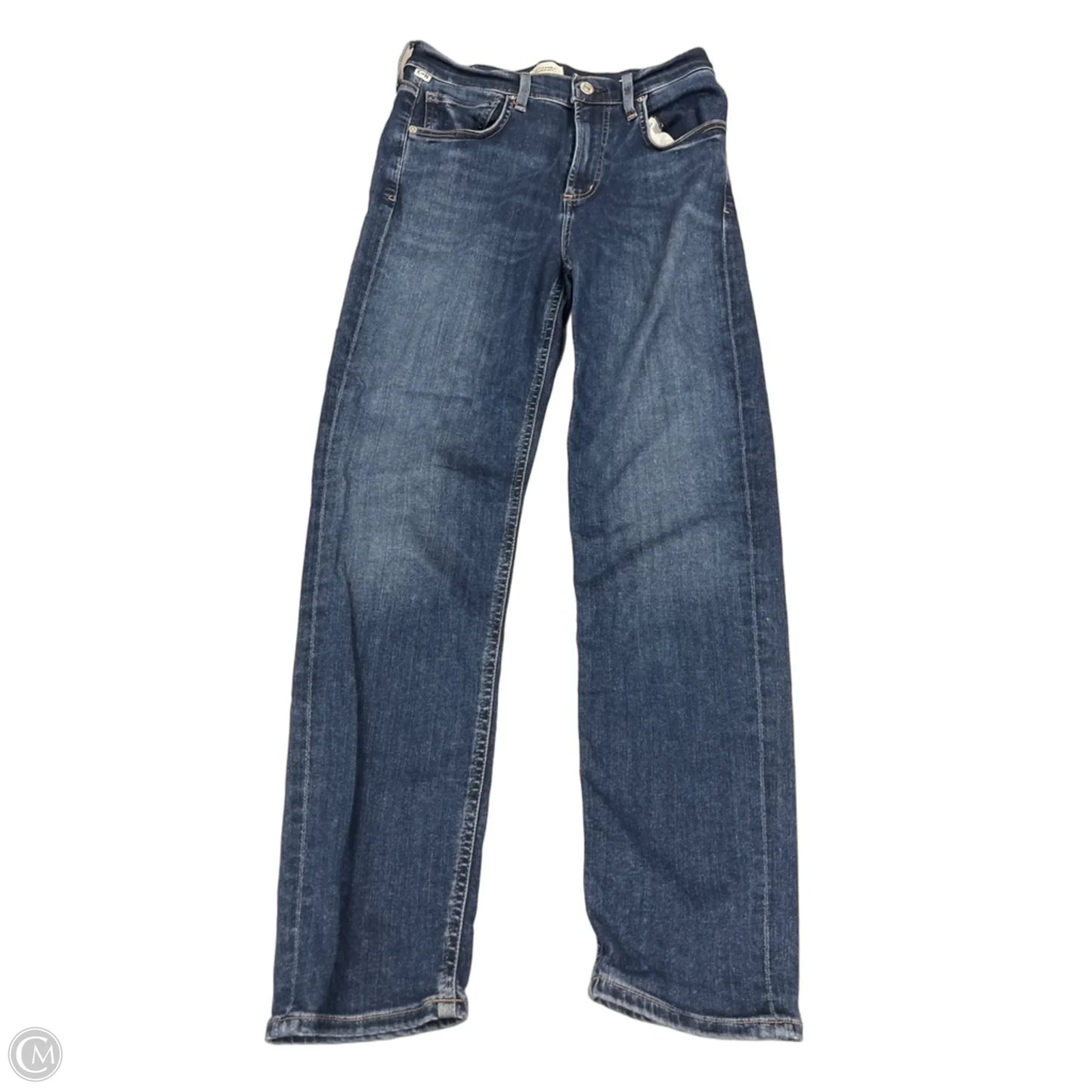 Jeans Straight By Citizens Of Humanity In Blue Denim, Size: 4
