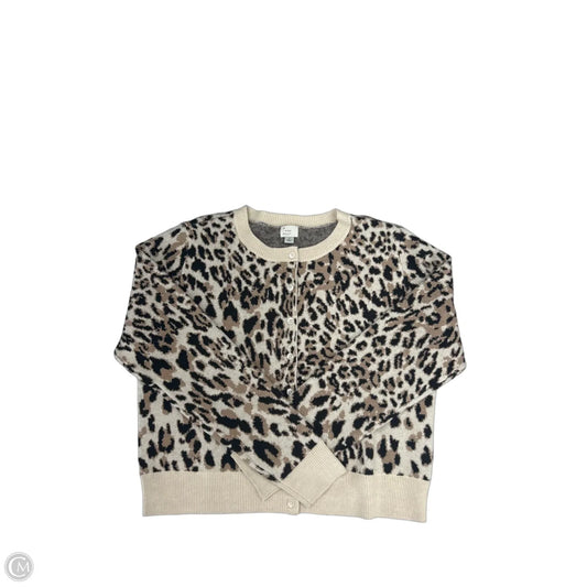 Cardigan By A New Day In Animal Print, Size: S