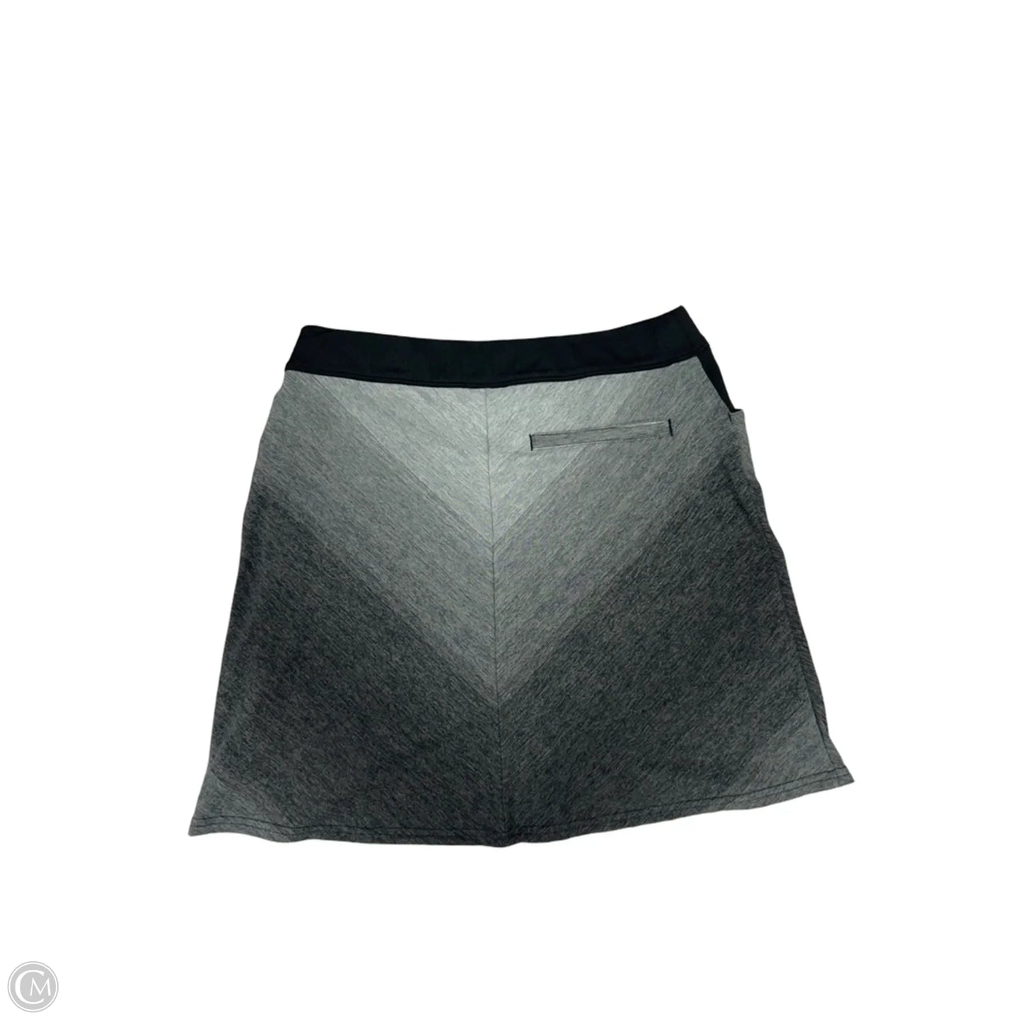 Athletic Skort By Adidas In Black & Grey, Size: Xs