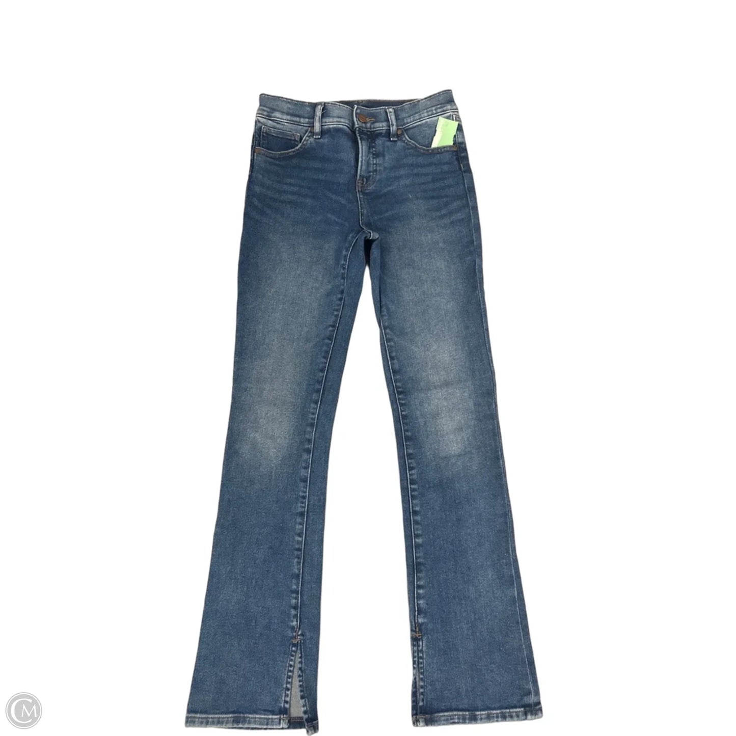 Jeans Boot Cut By Express In Blue Denim, Size: 2