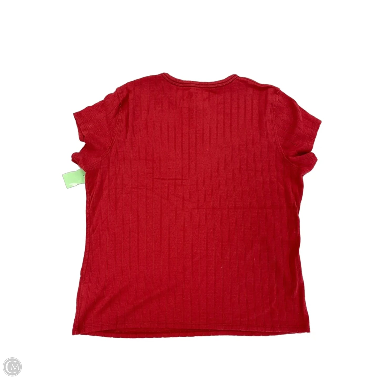 Top Short Sleeve By Aerie In Red, Size: L