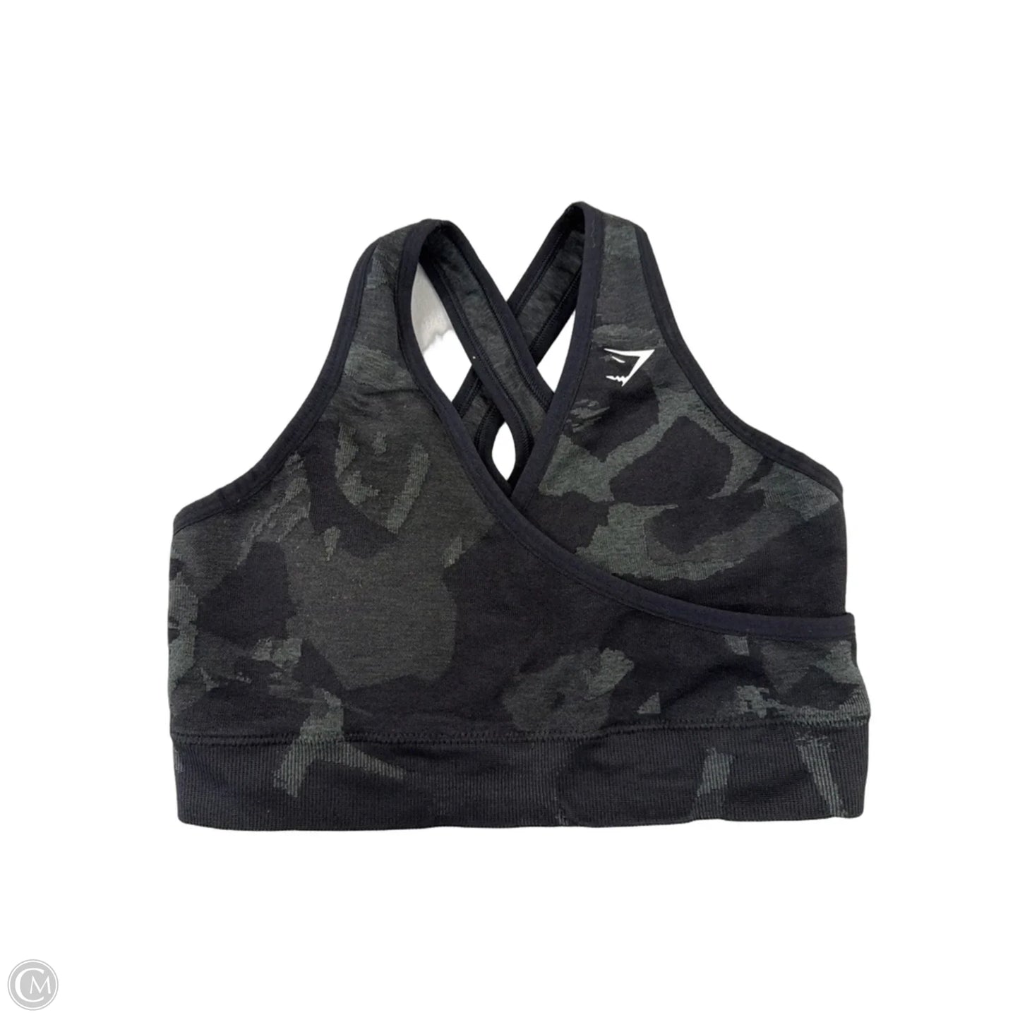 Athletic Bra By Gym Shark In Camouflage Print, Size: S