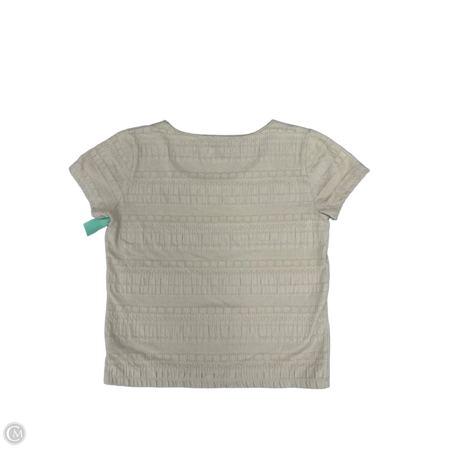 Top Short Sleeve By Ralph Lauren In Tan, Size: S