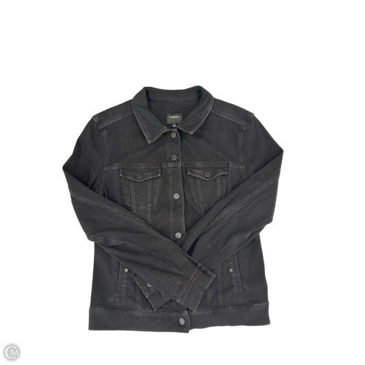 Jacket Denim By Liverpool In Black Denim, Size: M