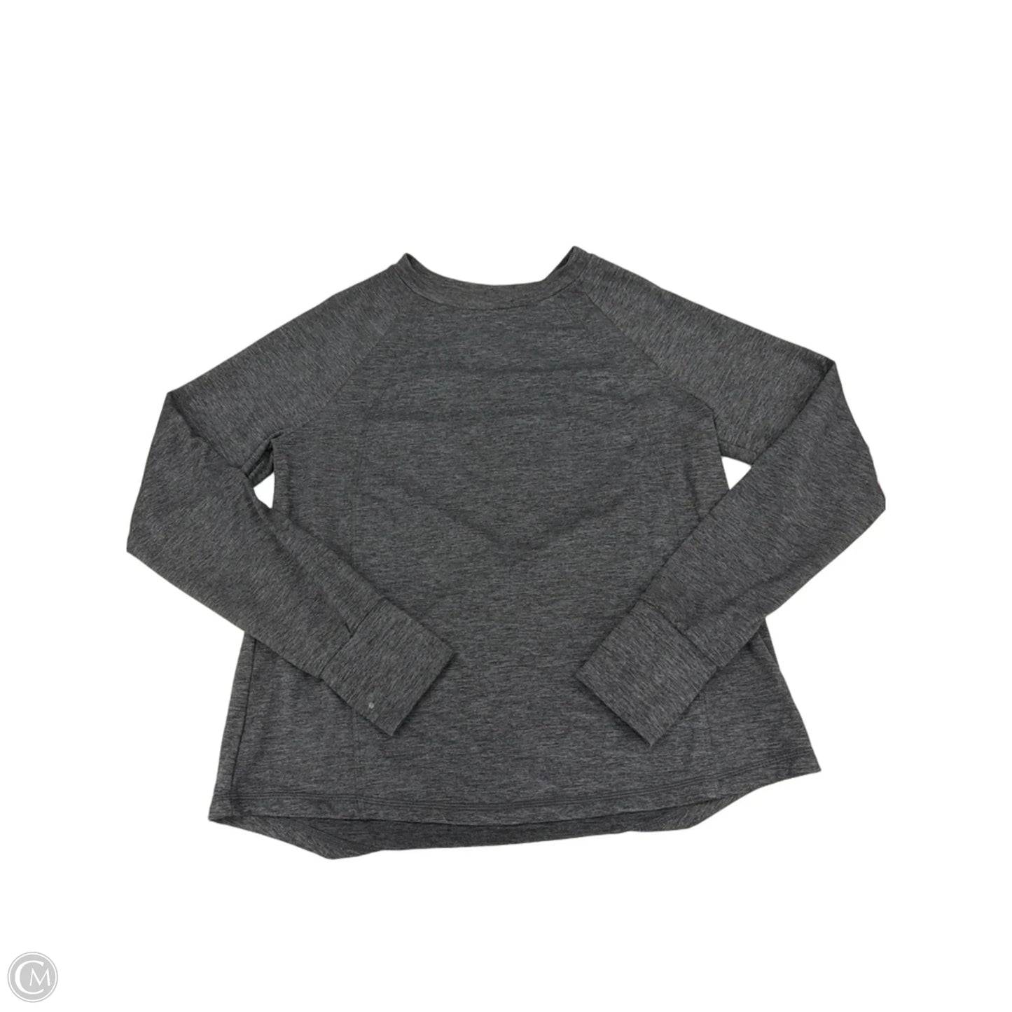 Top Long Sleeve By Members Mark In Grey, Size: M