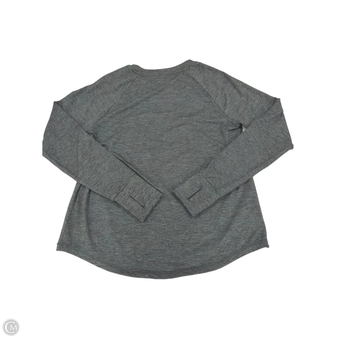 Top Long Sleeve By Members Mark In Grey, Size: M