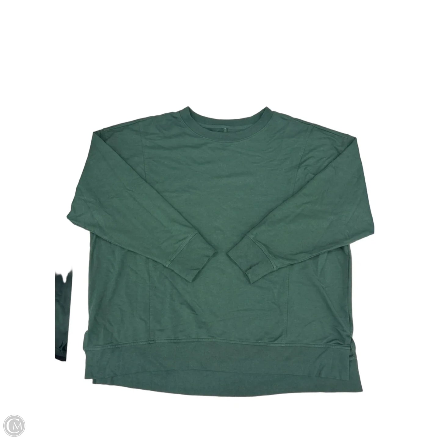 Top Long Sleeve By Cmf In Green, Size: Xxl