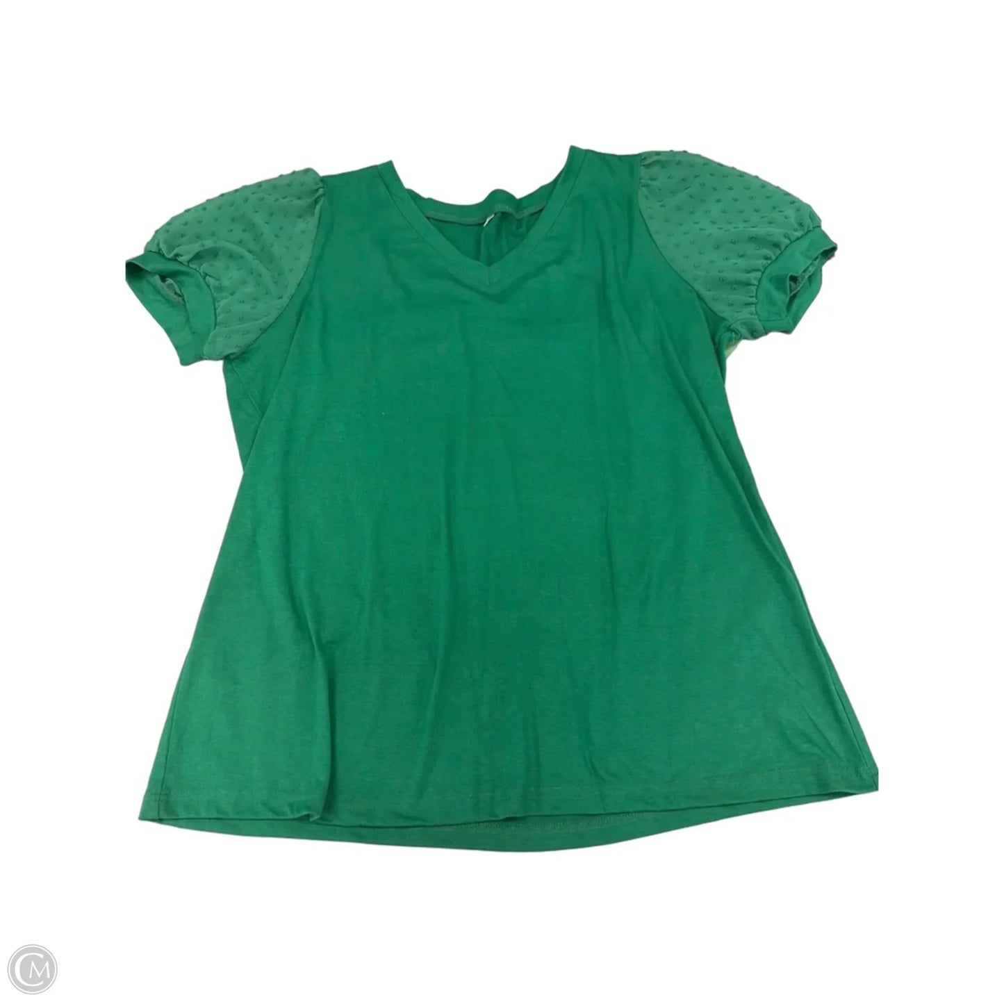 Top Short Sleeve By Cmf In Green, Size: Xl