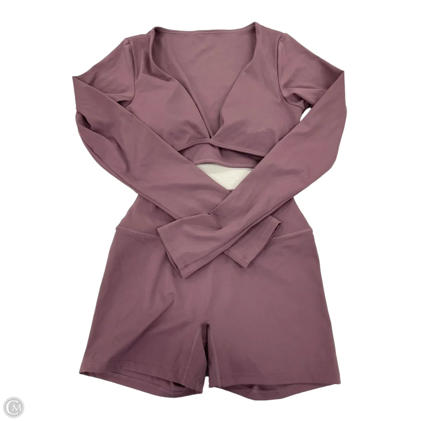 Top 2pc Long Sleeve By Cme In Purple, Size: L
