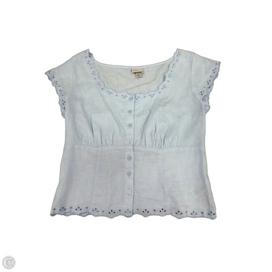 Top Short Sleeve By A New Day In Blue, Size: S