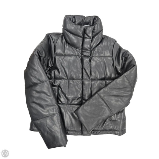 Coat Leather By Abercrombie And Fitch In Black, Size: M