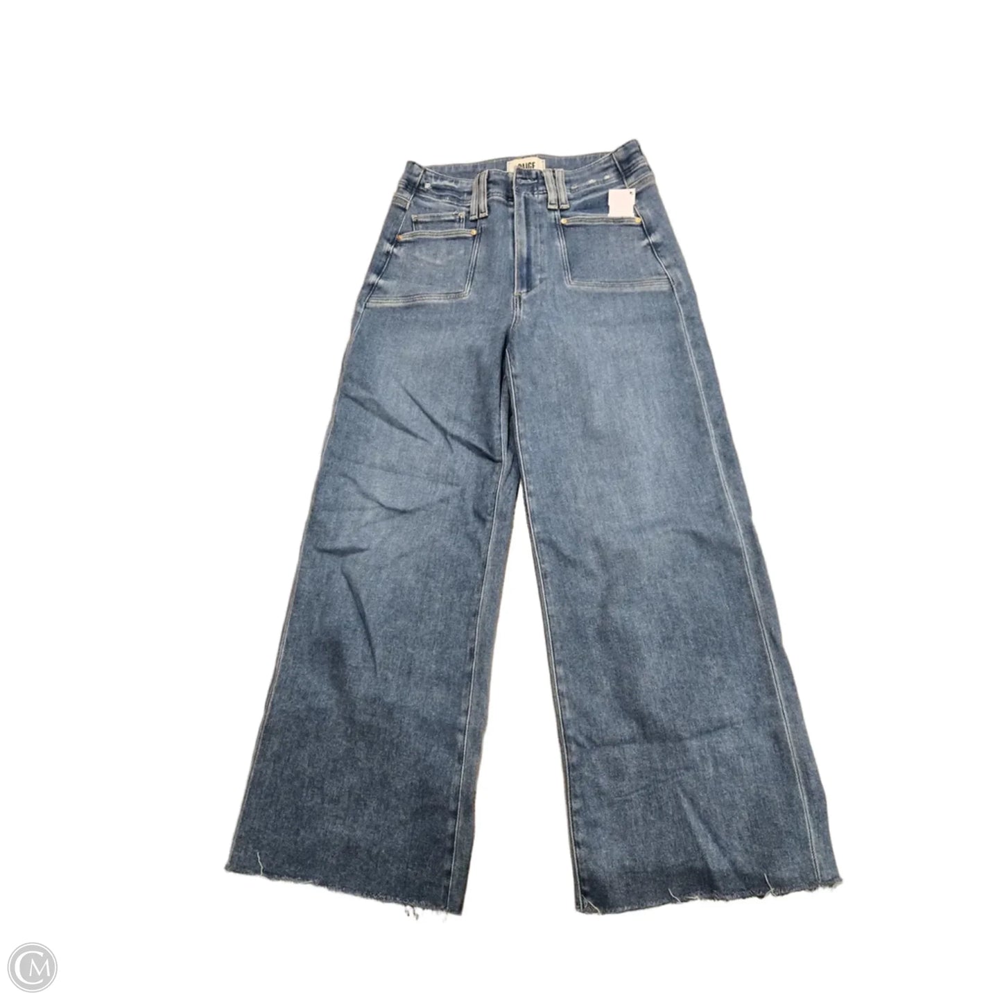 Jeans Wide Leg By Paige In Blue Denim, Size: 2