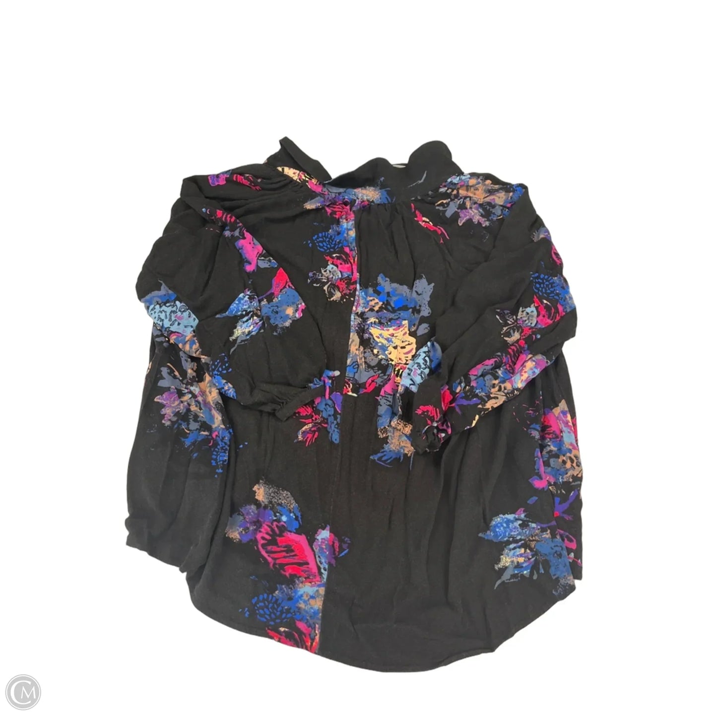 Top Long Sleeve By Free People In Floral Print, Size: S