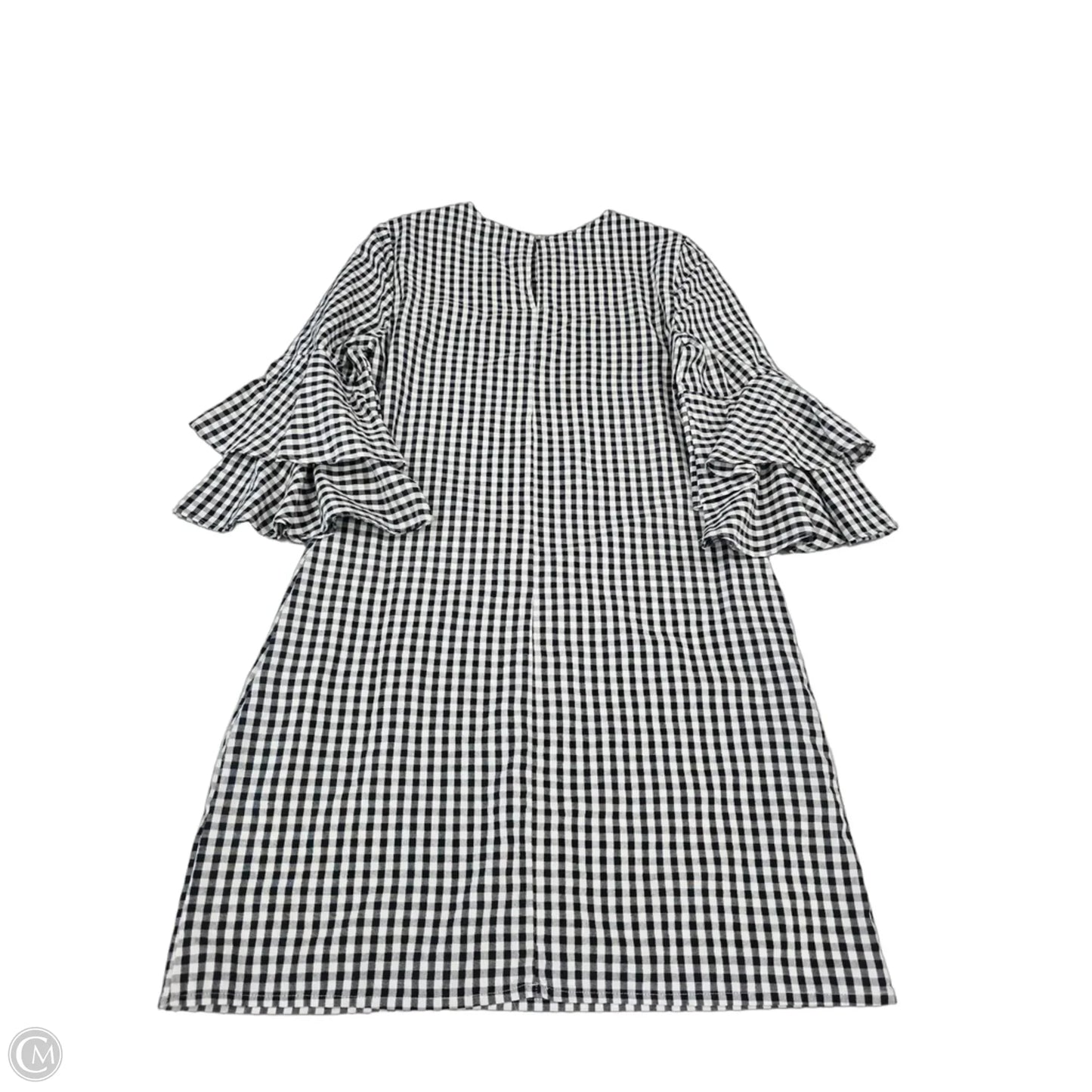 Dress Casual Midi By Beachlunchlounge In Checkered Pattern, Size: Xs