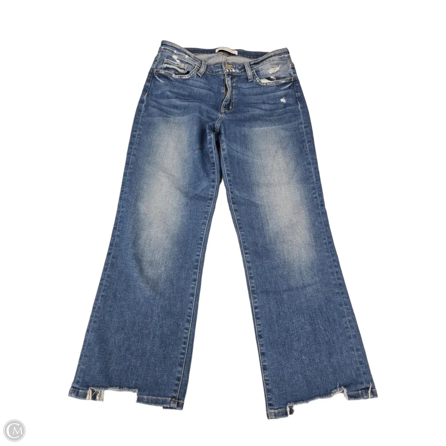 Jeans Straight By Flying Monkey In Blue Denim, Size: 6