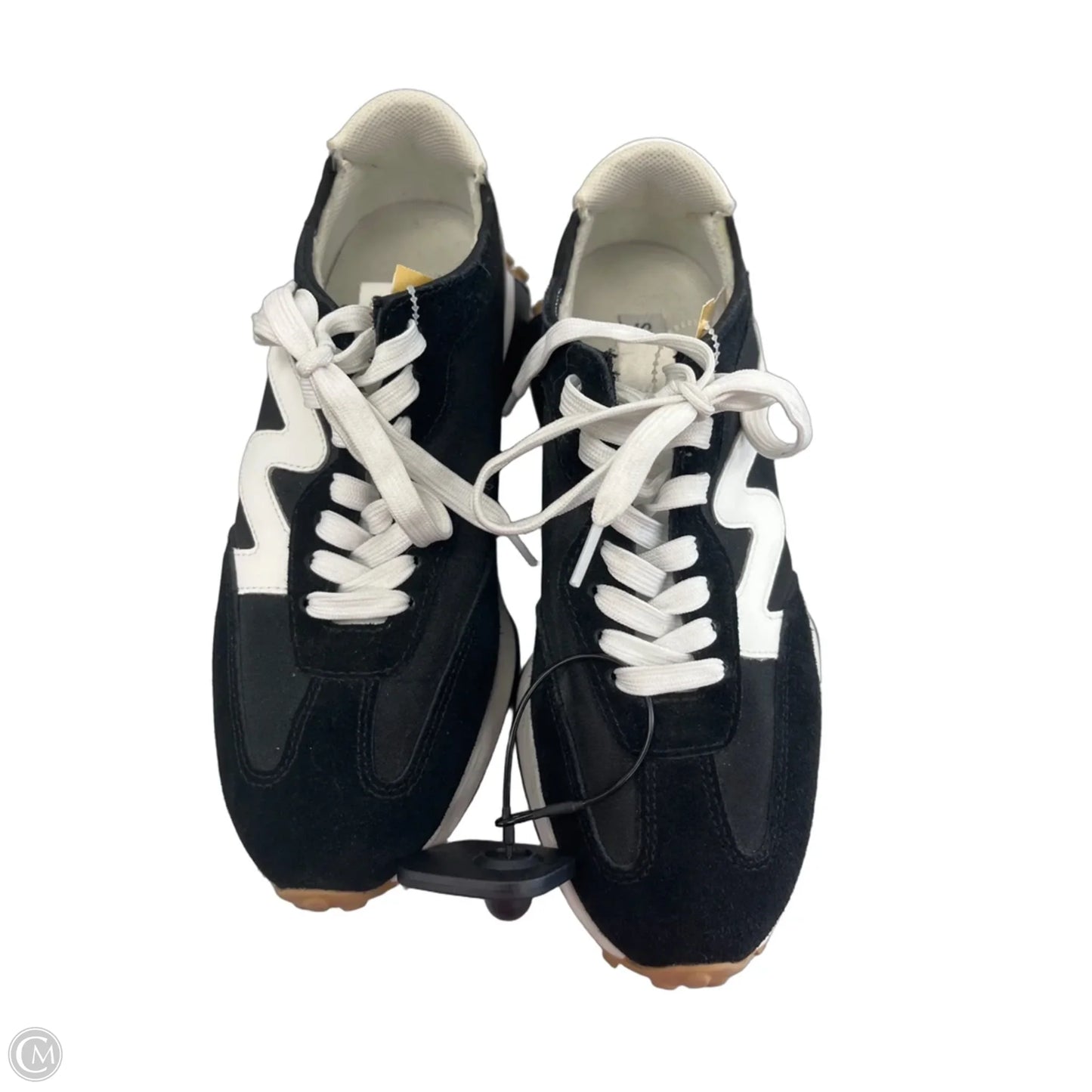 Shoes Sneakers By Steve Madden In Black & White, Size: 8.5