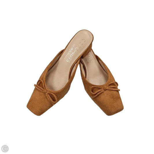 Shoes Heels Block By Coconuts In Brown, Size: 9