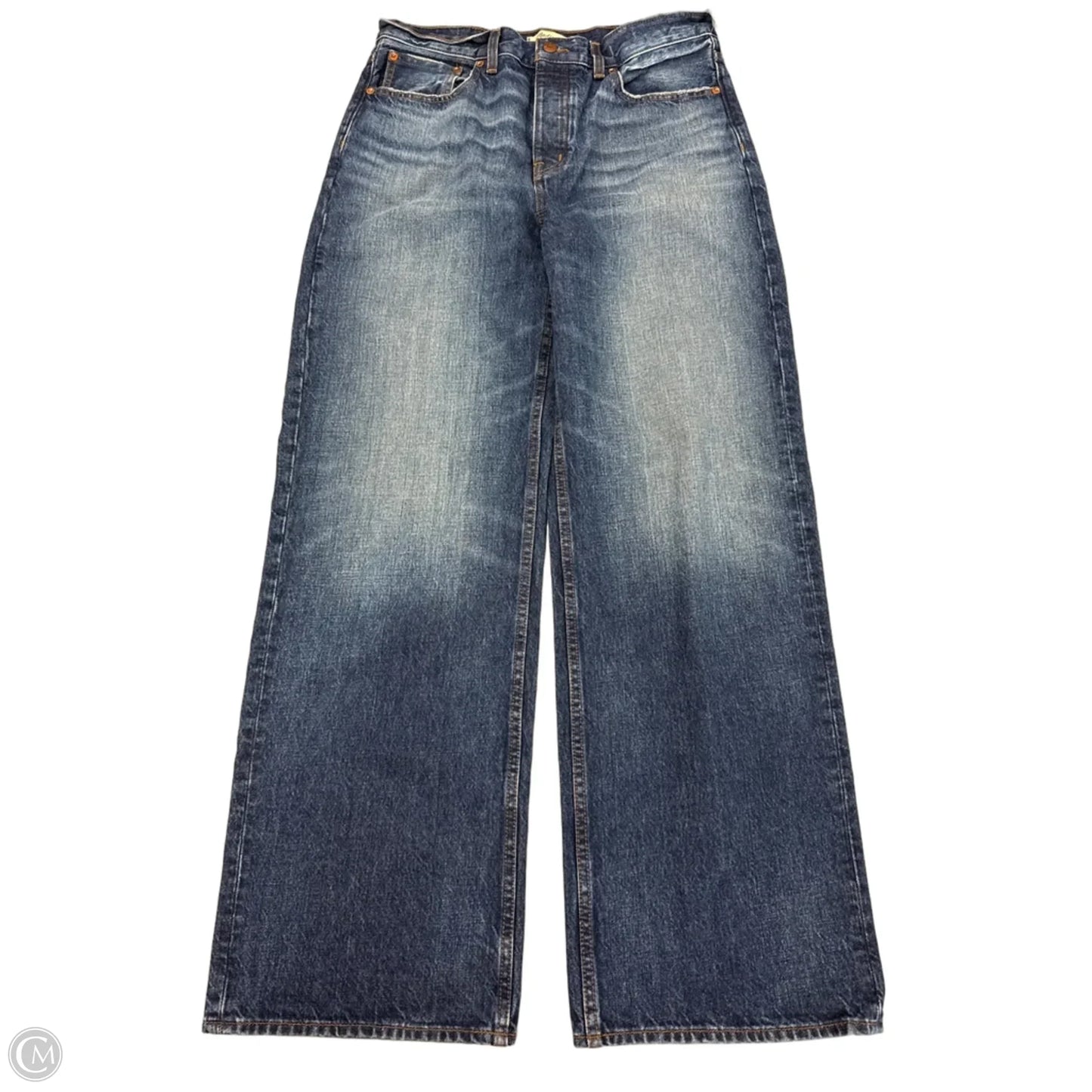 Jeans Wide Leg By Madewell In Blue Denim, Size: 4