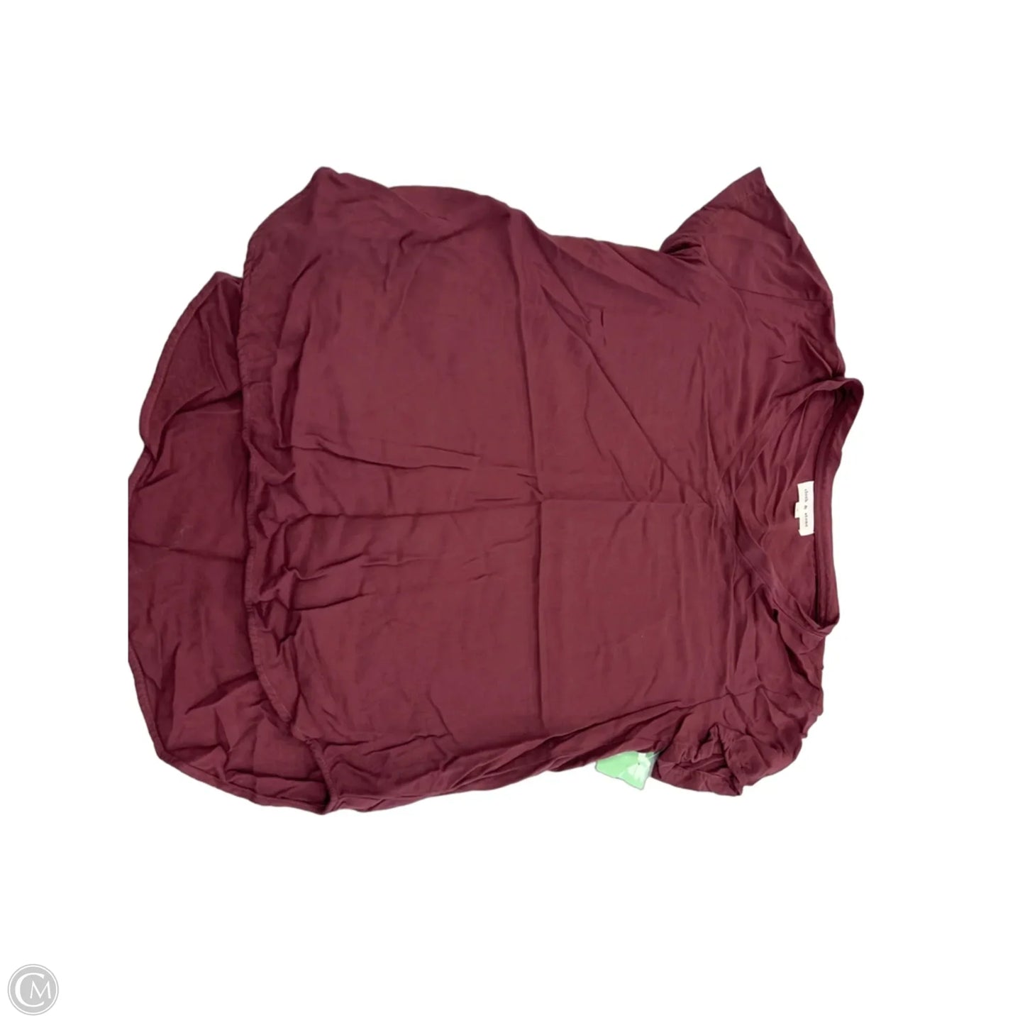 Top Short Sleeve By Cloth & Stone In Red, Size: S