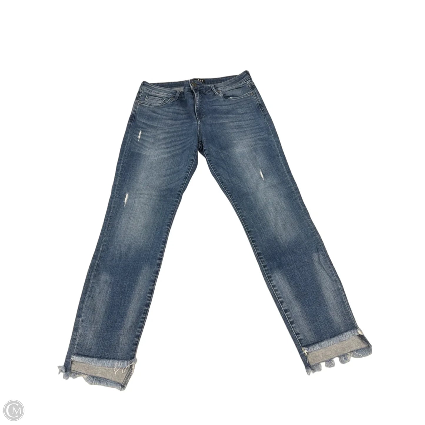 Jeans Straight By Kut In Blue Denim, Size: 10