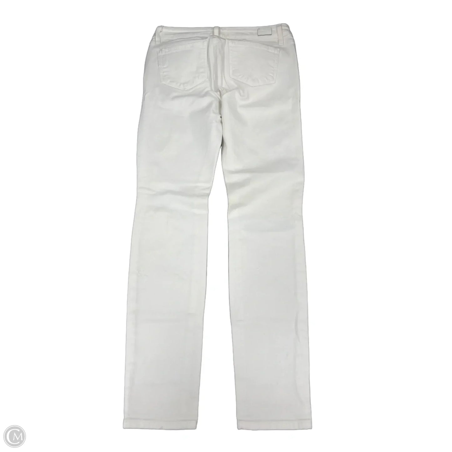 Jeans Skinny By Paige In White Denim, Size: 8