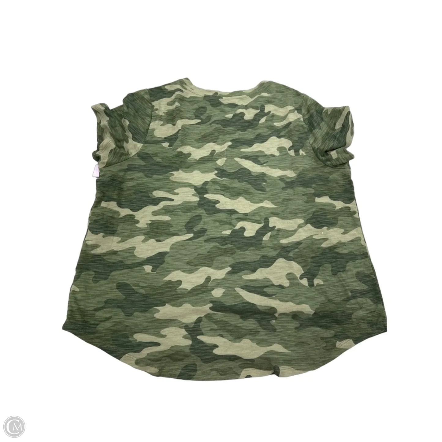 Top Short Sleeve Basic By Old Navy In Camouflage Print, Size: Xl