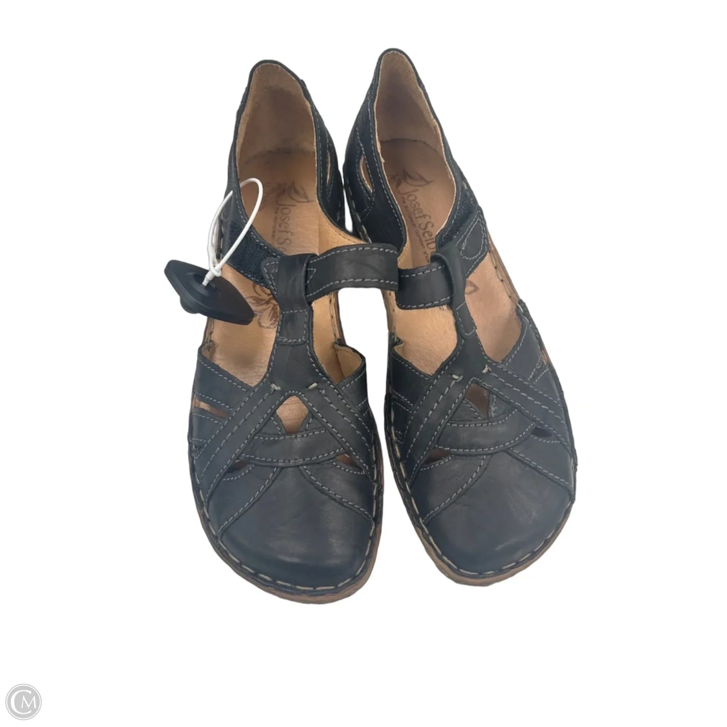 Sandals Flats By Josef Seibel In Black, Size: 7.5