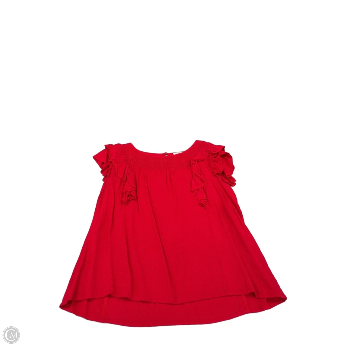 Top Short Sleeve By Entro In Red, Size: L