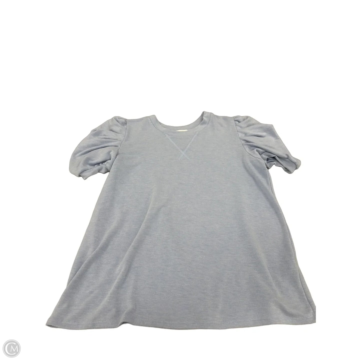 Top Short Sleeve By Cherish In Blue, Size: L