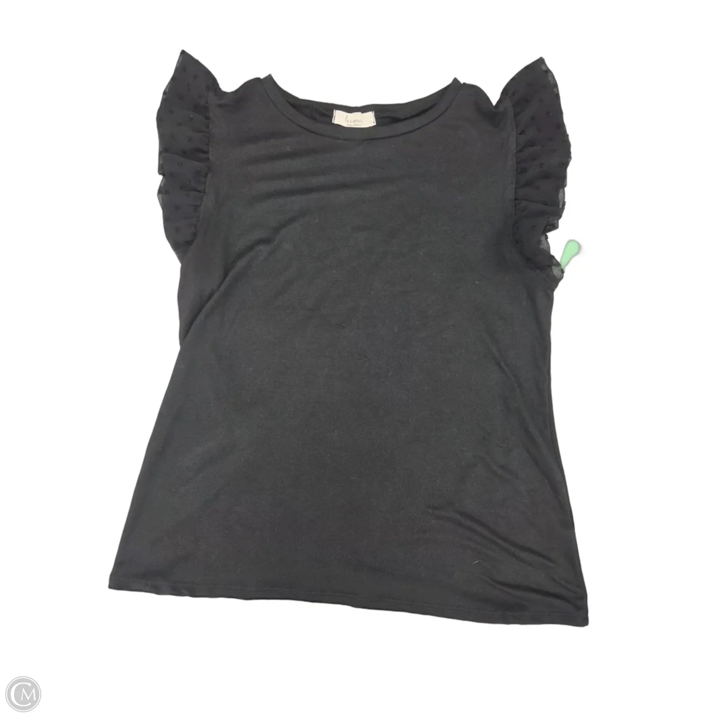 Top Short Sleeve By Les Amis In Black, Size: S