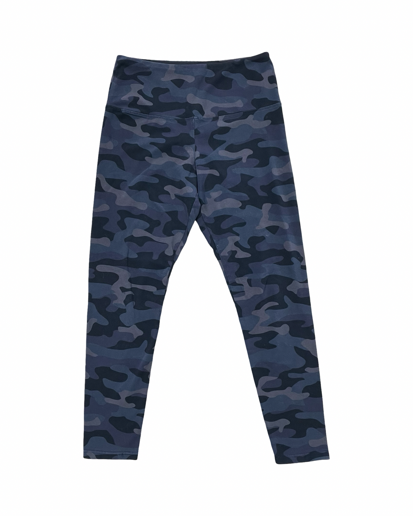 Athletic Leggings By Natural Reflections In Black & Grey, Size:M